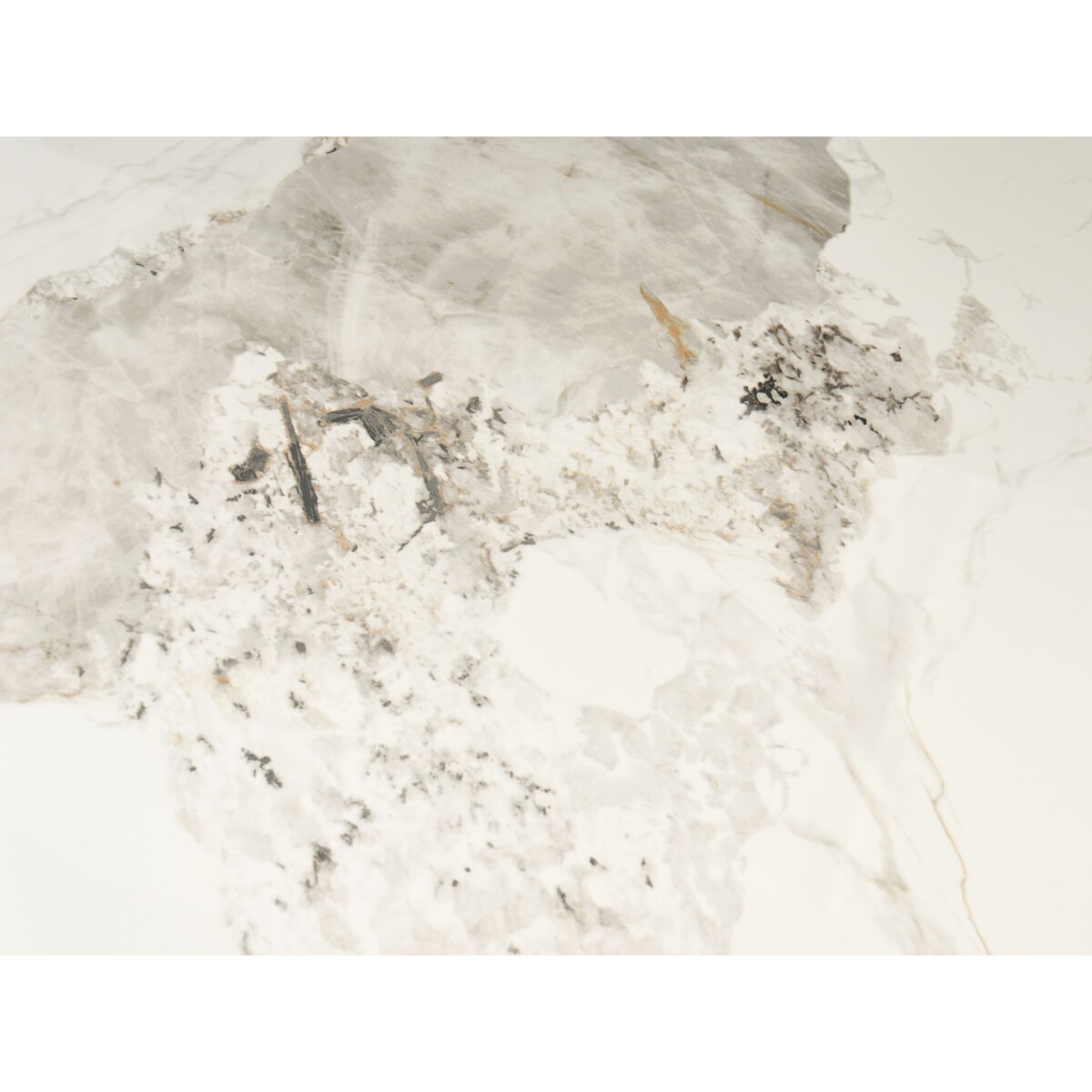 Stół do jadalni CLARENCE Biały marmur 120 cm 70 cm Ceramika