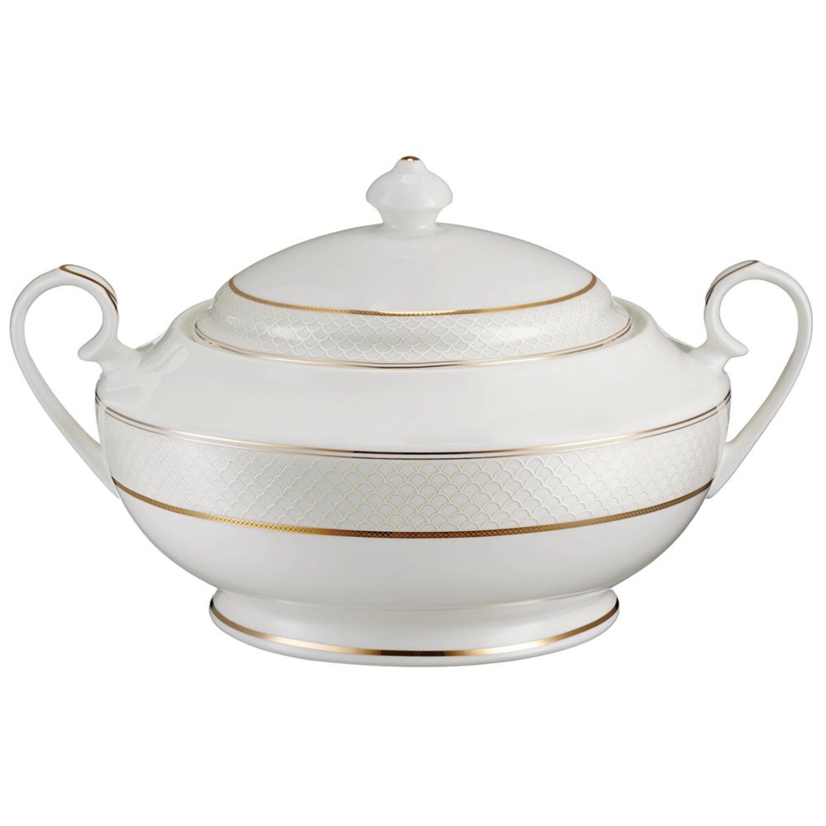 VILLA ITALIA Serwis obiadowy porcelanowy na 12 osób z wazą CELINE