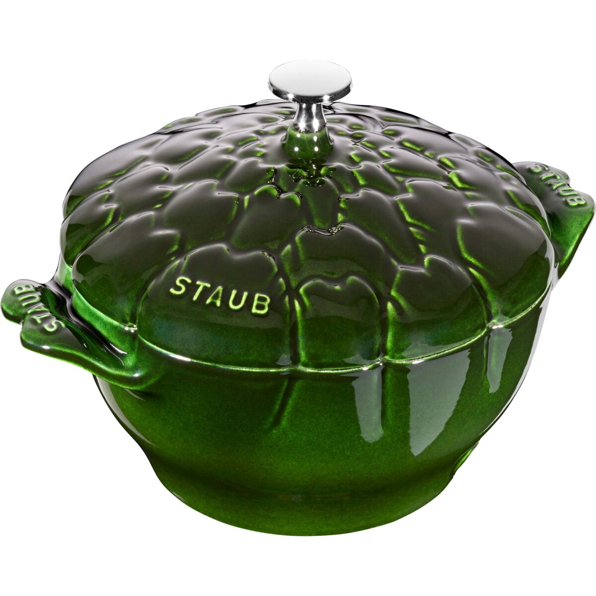 Garnek żeliwny okrągły karczoch Staub - 3 ltr, Zielony