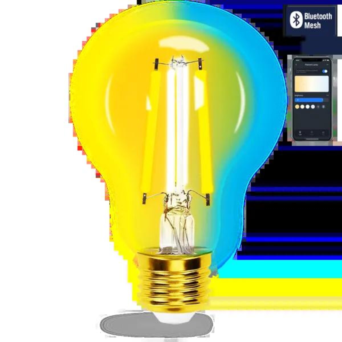 inteligentna żarówka bluetooth mesh a60 6w cct