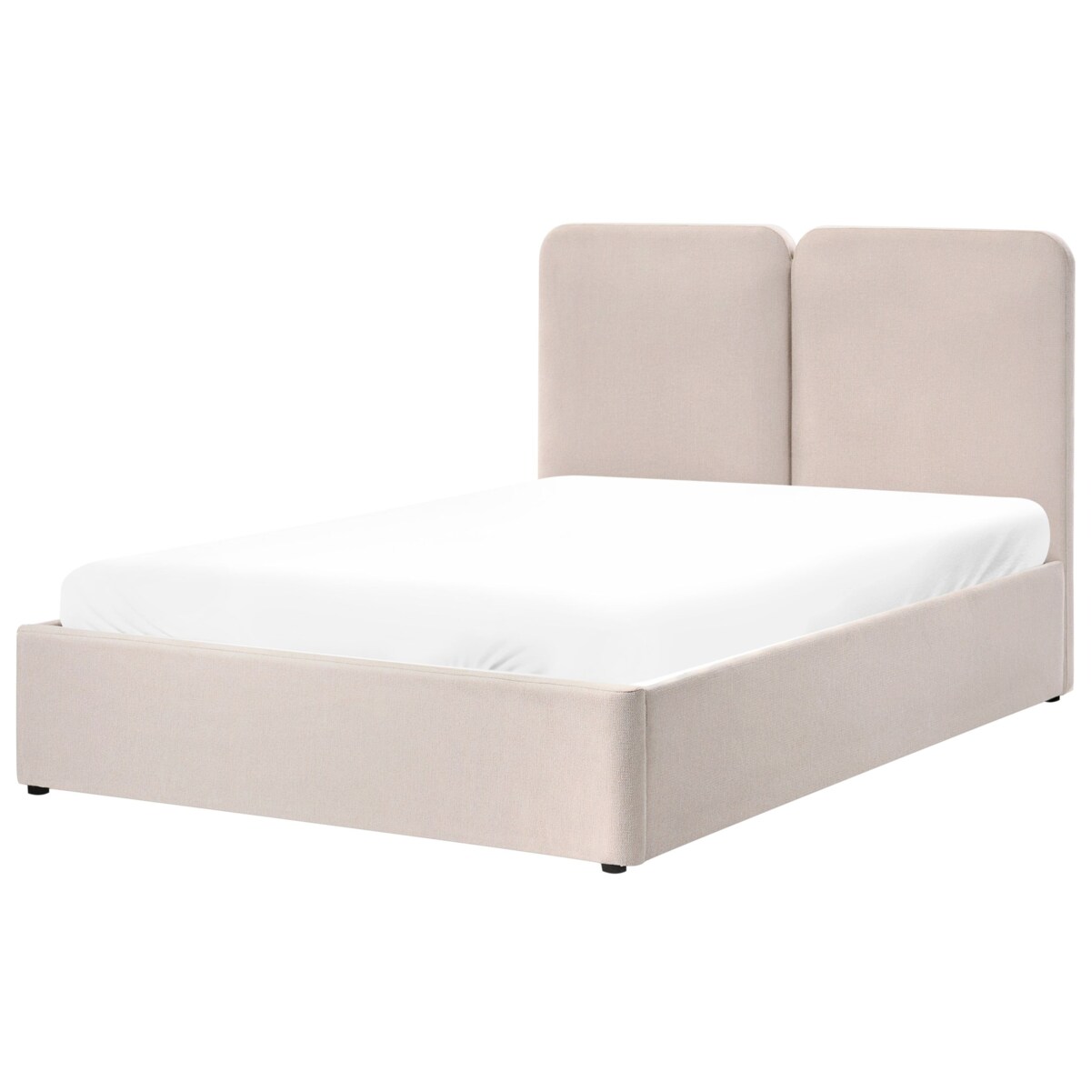 Łóżko z pojemnikiem ARBOIS 140 x 200 cm Beżowy