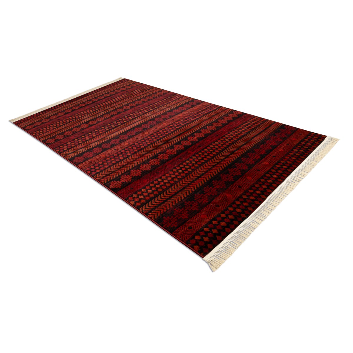 Dywan ORIENT 5132 bordo / czarny Orientalny, 100x200 cm