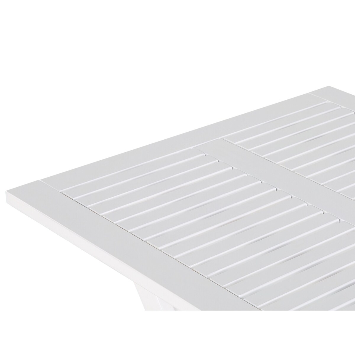 Zestaw mebli balkonowych drewniany biały FIJI