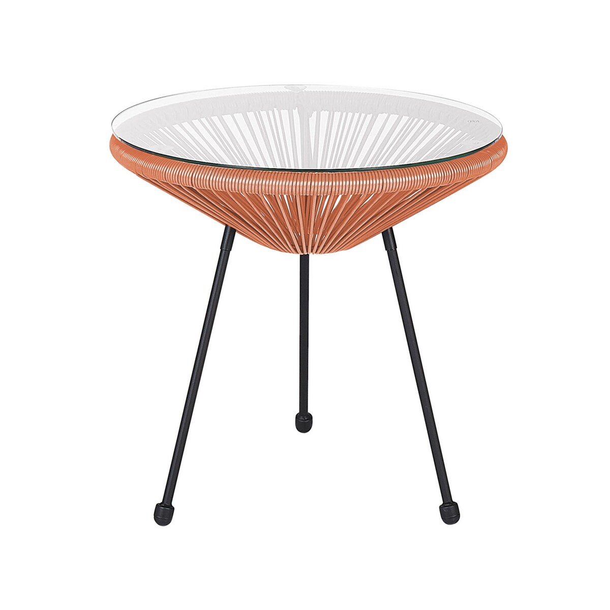 Zestaw mebli balkonowych ACAPULCO II Technorattan Pomarańczowy