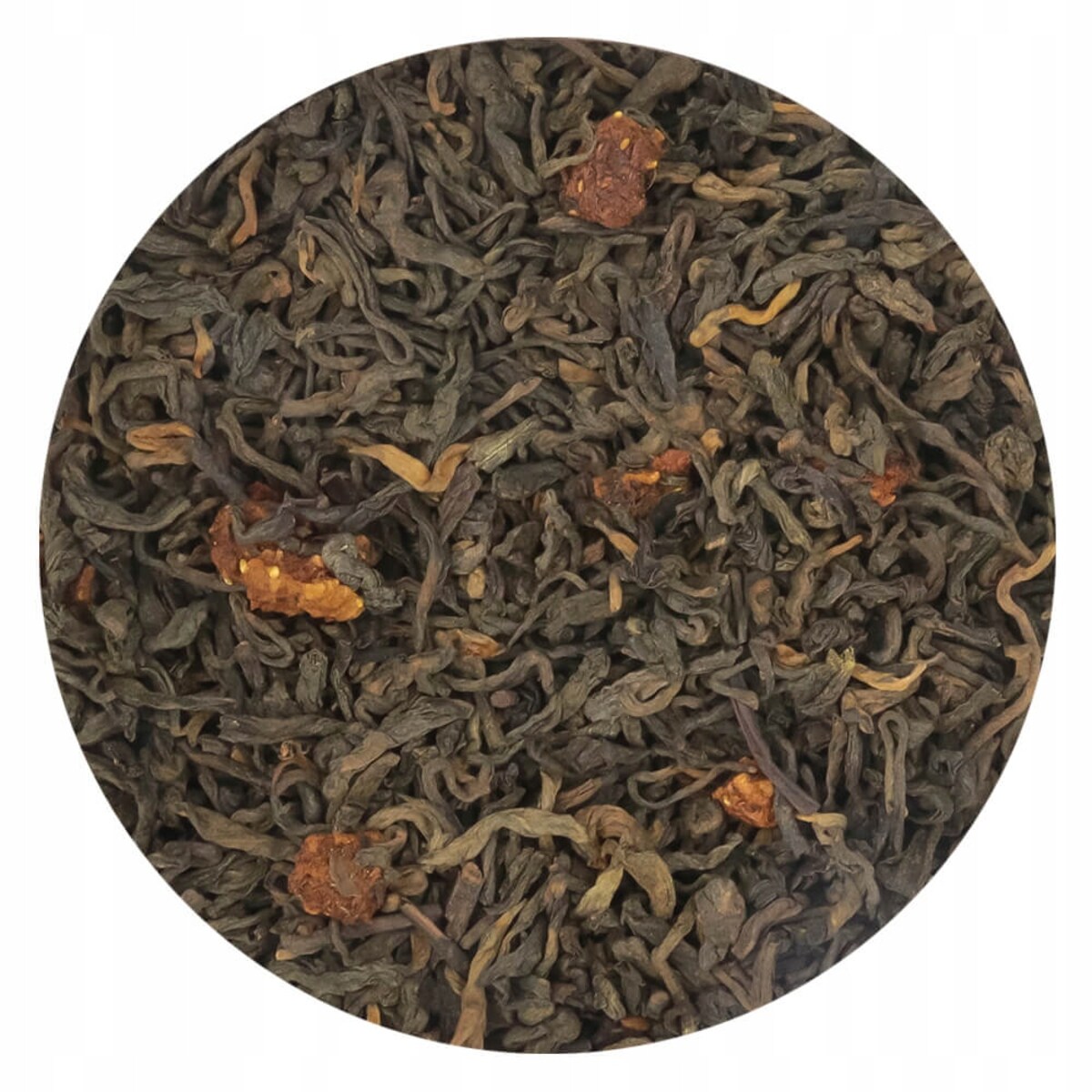 Herbata czerwona pu-erh TRUSKAWKOWY o smaku truskawkowym PREMIUM Cup&You - herbata liściasta sypana mieszanka napar susz - gotowa na prezent upominek