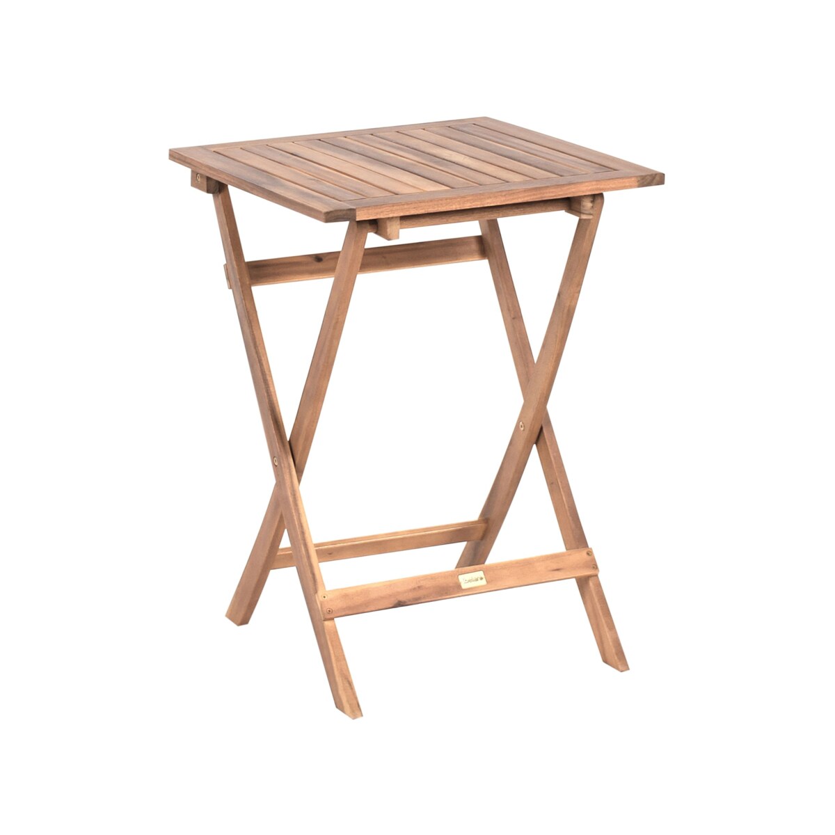 Zestaw mebli balkonowych CONIOLO Drewno akacjowe Brązowy/ czarny