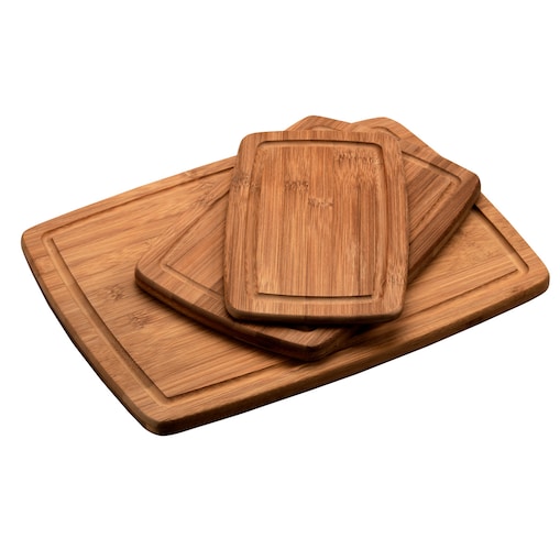 Zestaw bambusowych desek do krojenia, 3 sztuki w różnych rozmiarach