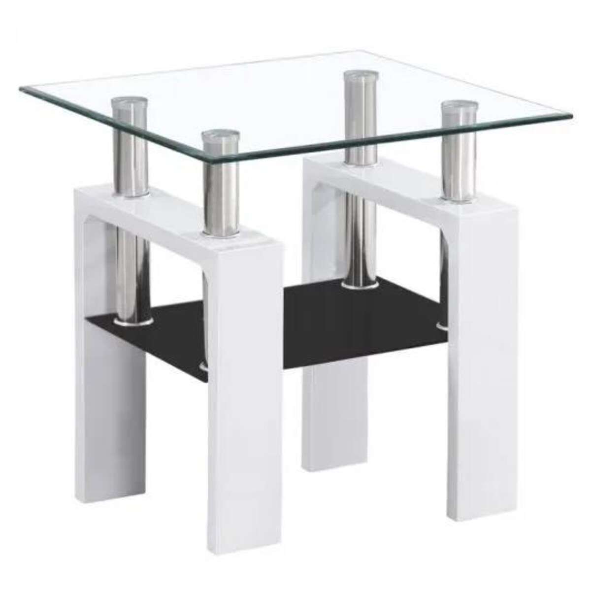 Ława LISA D 60x60 biały połysk