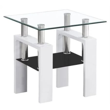 Ława LISA D 60x60 biały połysk