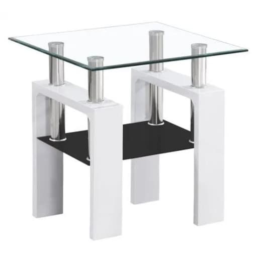 Ława LISA D 60x60 biały połysk