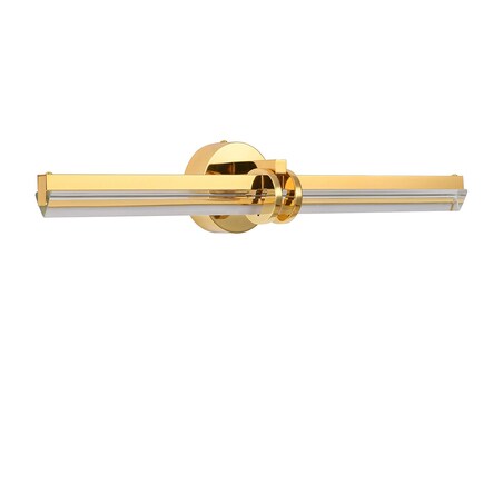 Lampa ścienna kinkiet LOVELY LED złota 58 cm