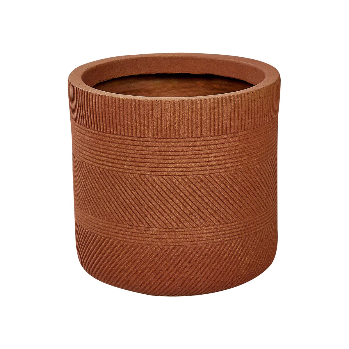 Doniczka ⌀ 31 cm złoty brąz VOULA