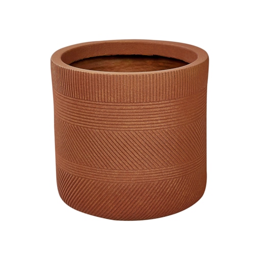 Doniczka ⌀ 31 cm złoty brąz VOULA