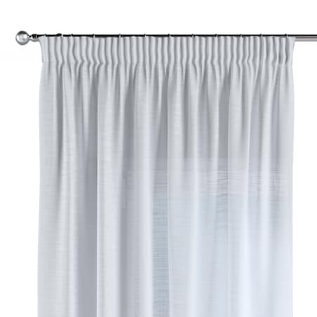 Zasłona na taśmie marszczącej 1 szt. 130x245 prześwitujący biały