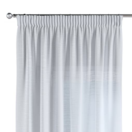 Zasłona na taśmie marszczącej 1 szt. 130x245 prześwitujący biały