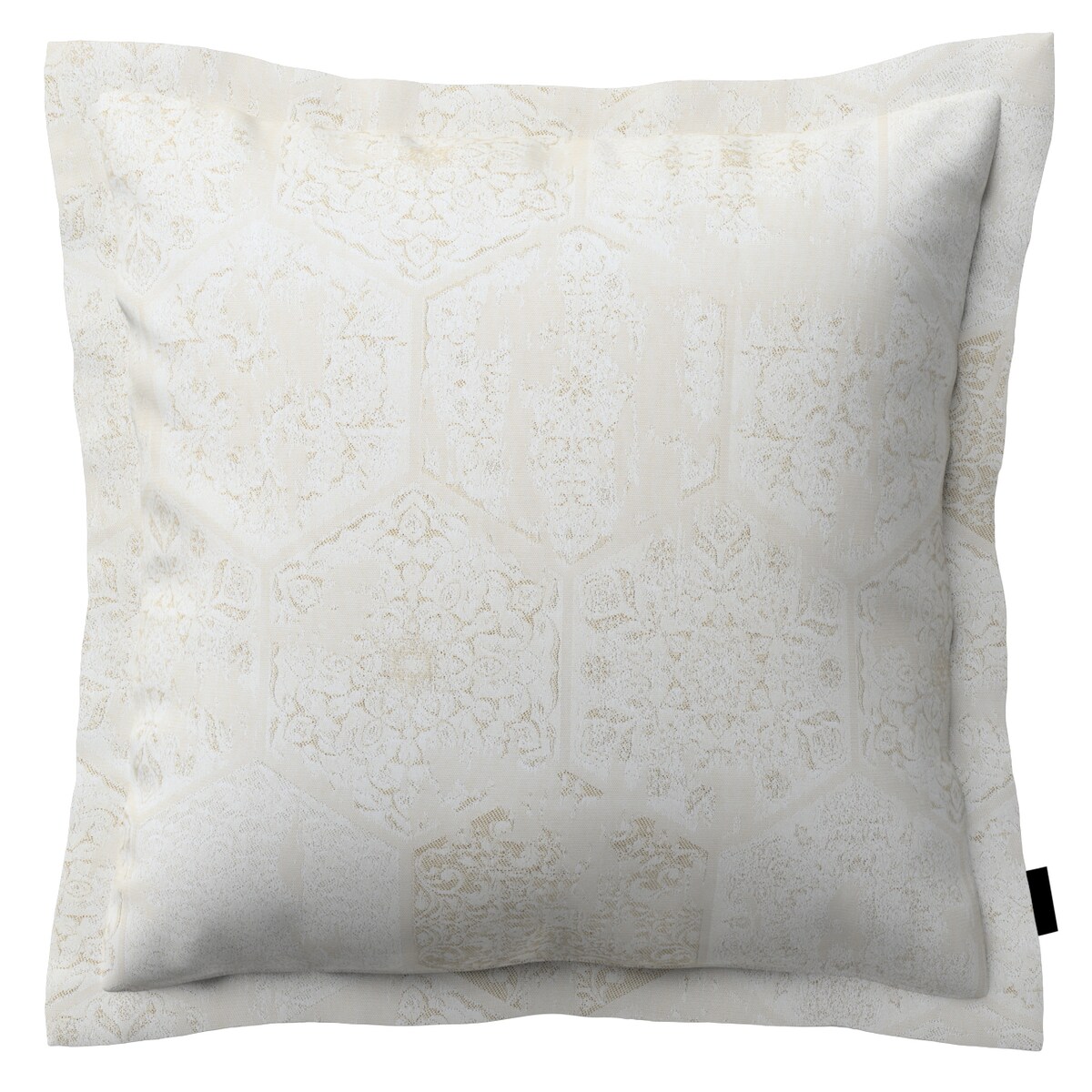 Poszewka Mona na poduszkę 45x45 szaro-beżowy ornament