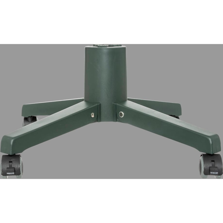 Metalowy stojak na choinkę z kółkami, 20 x 54 cm