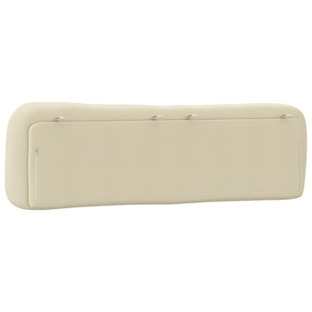 vidaXL Poduszka na wezgłowie, Hvar, kremowa, 180 cm, tkanina