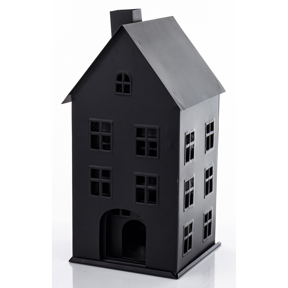 Domek metalowy 3 szt. 38,5x19x20 cm BAGNOLE czarny