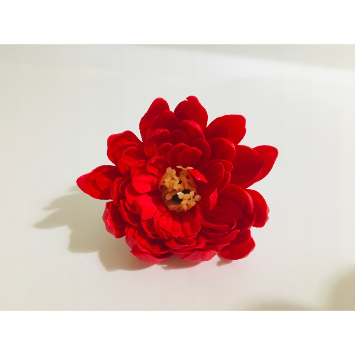 KWIATY MYDLANE CZERWONY do bukietu stroik box dekoracja prezent upominek