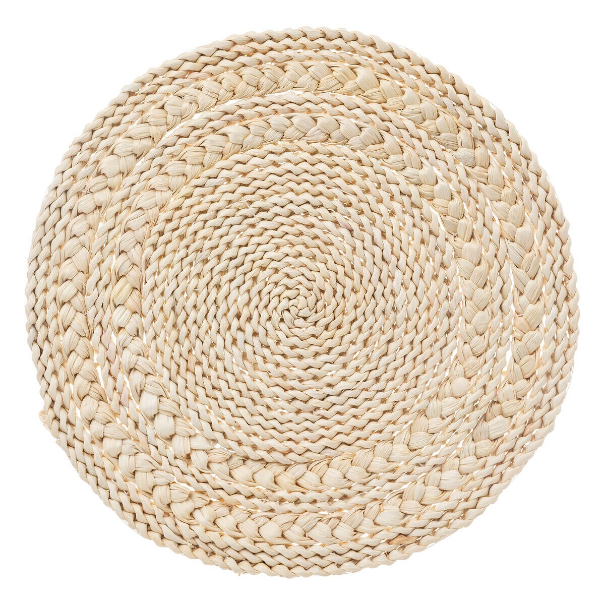 Podkładka na stół z plecionki SOLEYA, Ø 38 cm