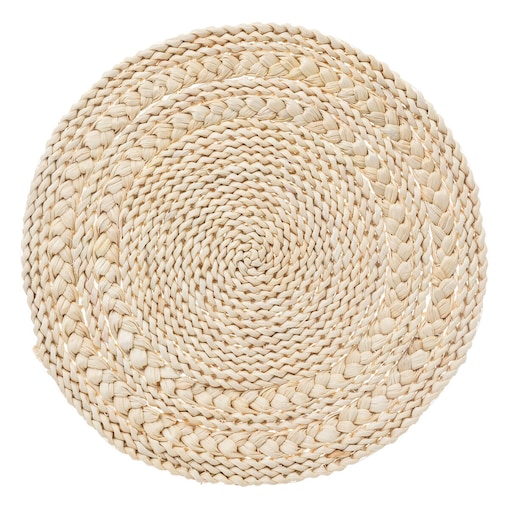Podkładka na stół z plecionki SOLEYA, Ø 38 cm