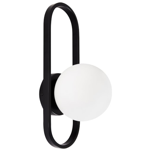 Lampa ścienna VARDI Metal Czarny