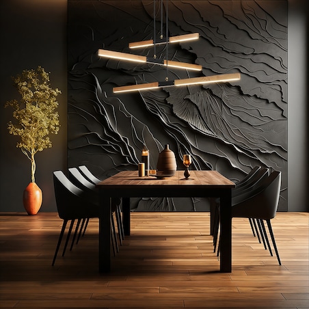 Lampa sufitowa wisząca Light Prestige Lugano brązowy LED 3000K 1 szt.