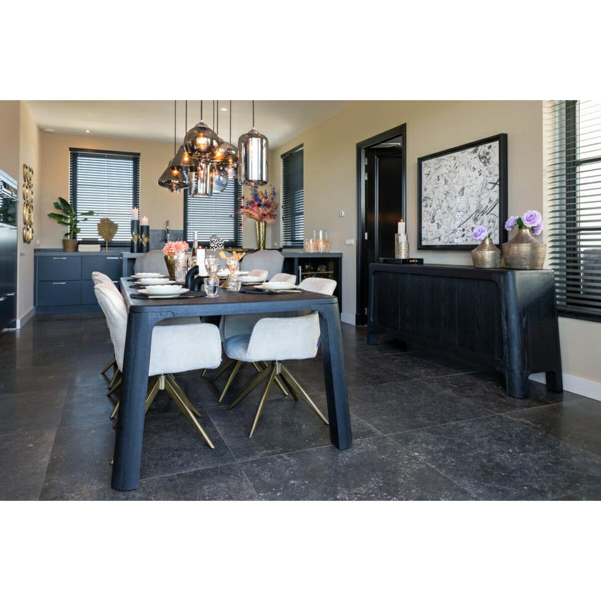 RICHMOND komoda BACCARAT - 4-drzwiowa