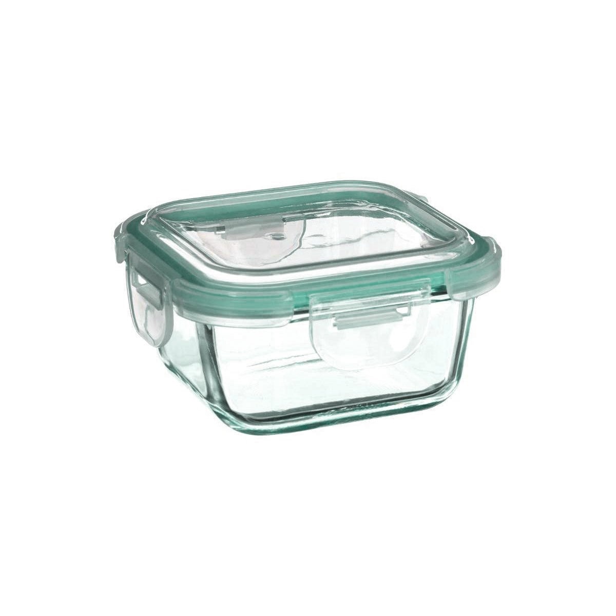 Zestaw szklanych pojemników na żywność 330 ml, 800 ml, 2220 ml, CLIP, kolor przezroczysty