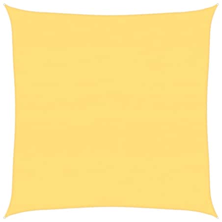 vidaXL Żagiel przeciwsłoneczny, 160 g/m², beżowy, 6x6 m, HDPE