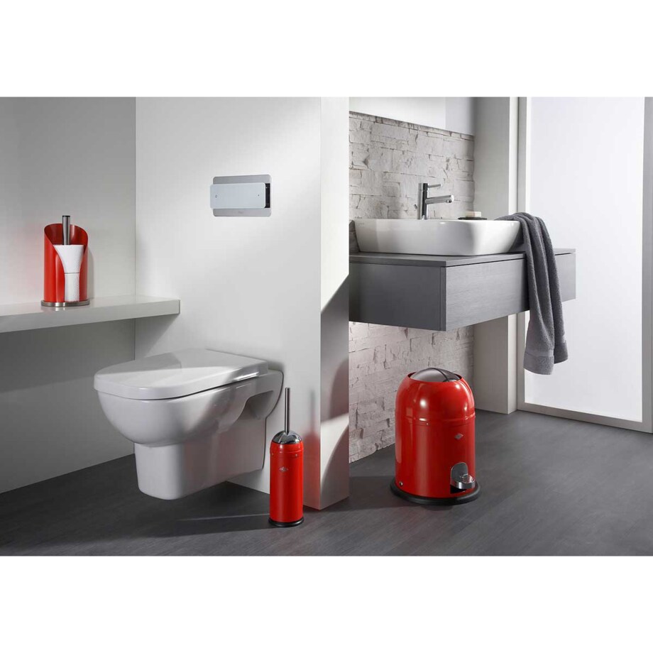 Stojak na papier czerwony Wesco