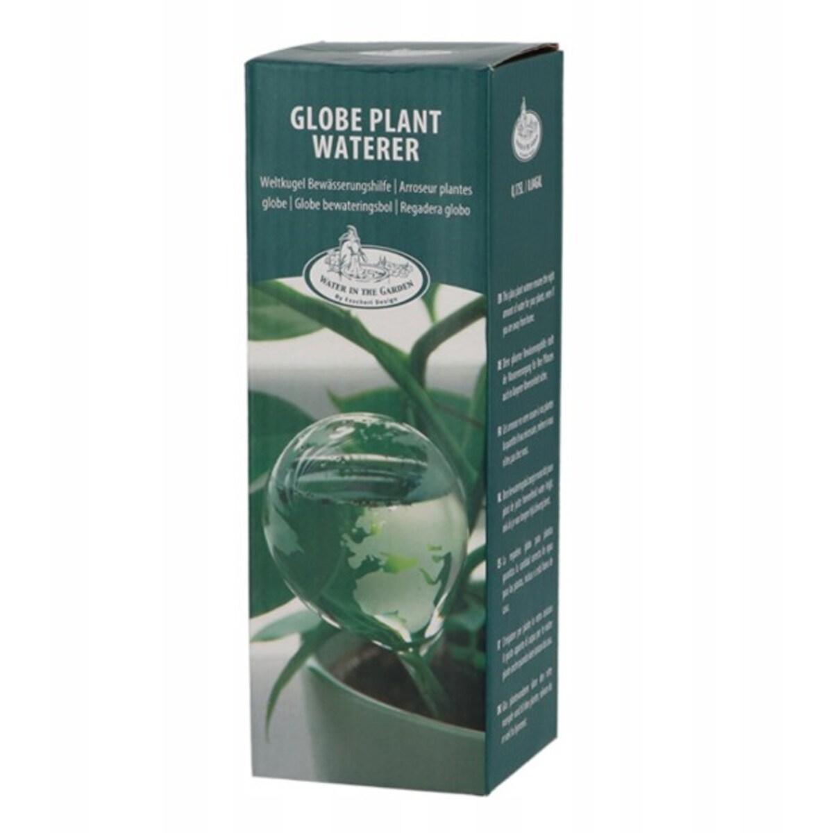 Nawadniająca kula dozownik wody SZKLANY NAWADNIACZ do kwiatów DONICZEK roślin ESCHERT DESIGN