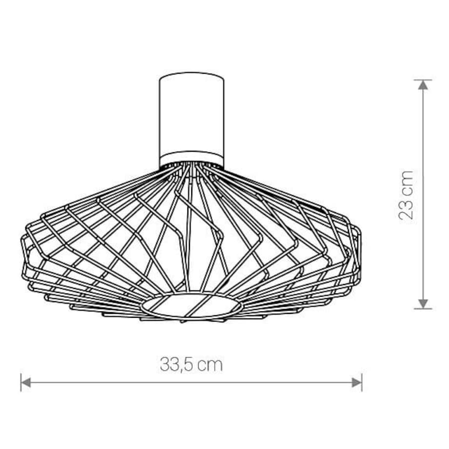 Klosz do lampy wiszącej Cameleon 8588 Nowodvorski druciany czarny