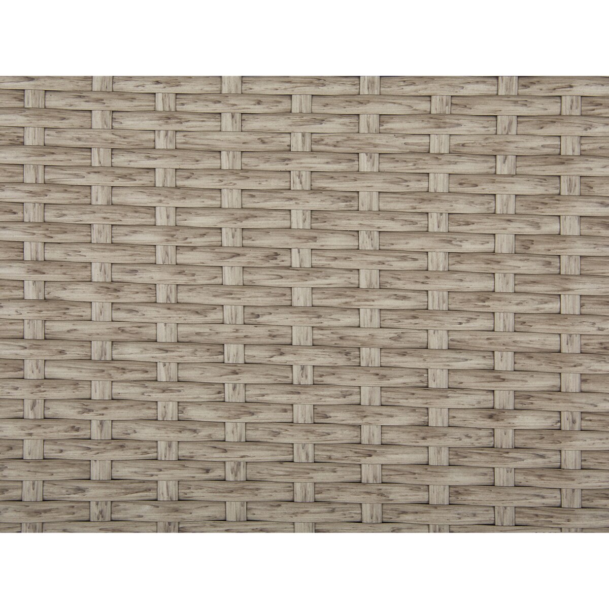 Skrzynia ogrodowa z technorattanu 126 x 46 cm beżowoszary MODENA