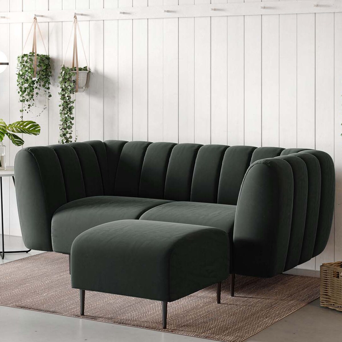 Shel Puf - ciemnoszary