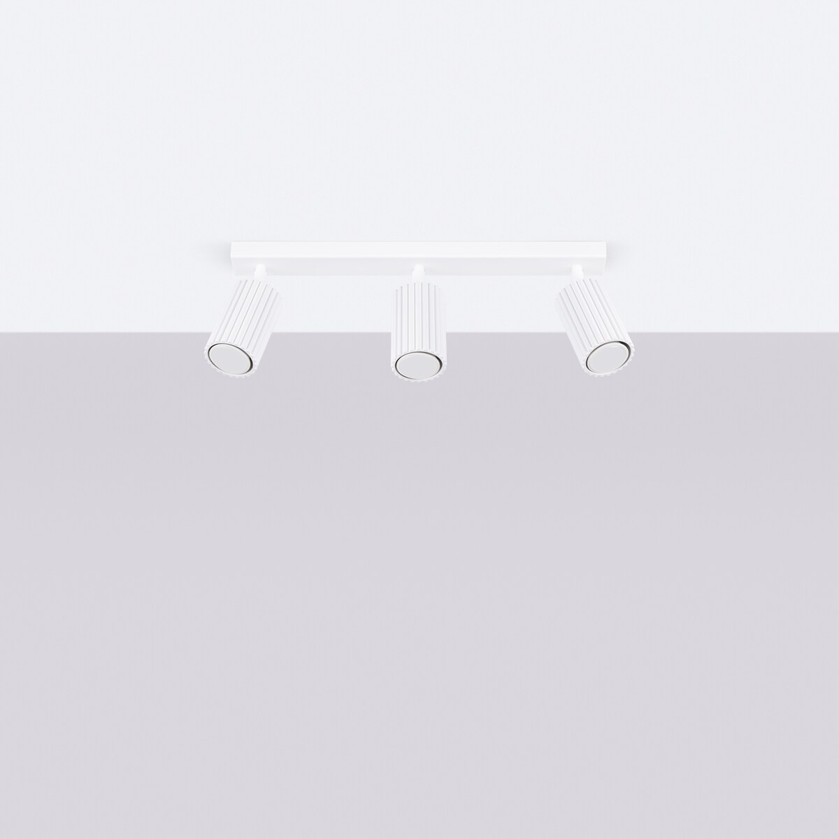 Plafon KARBON 3L biały