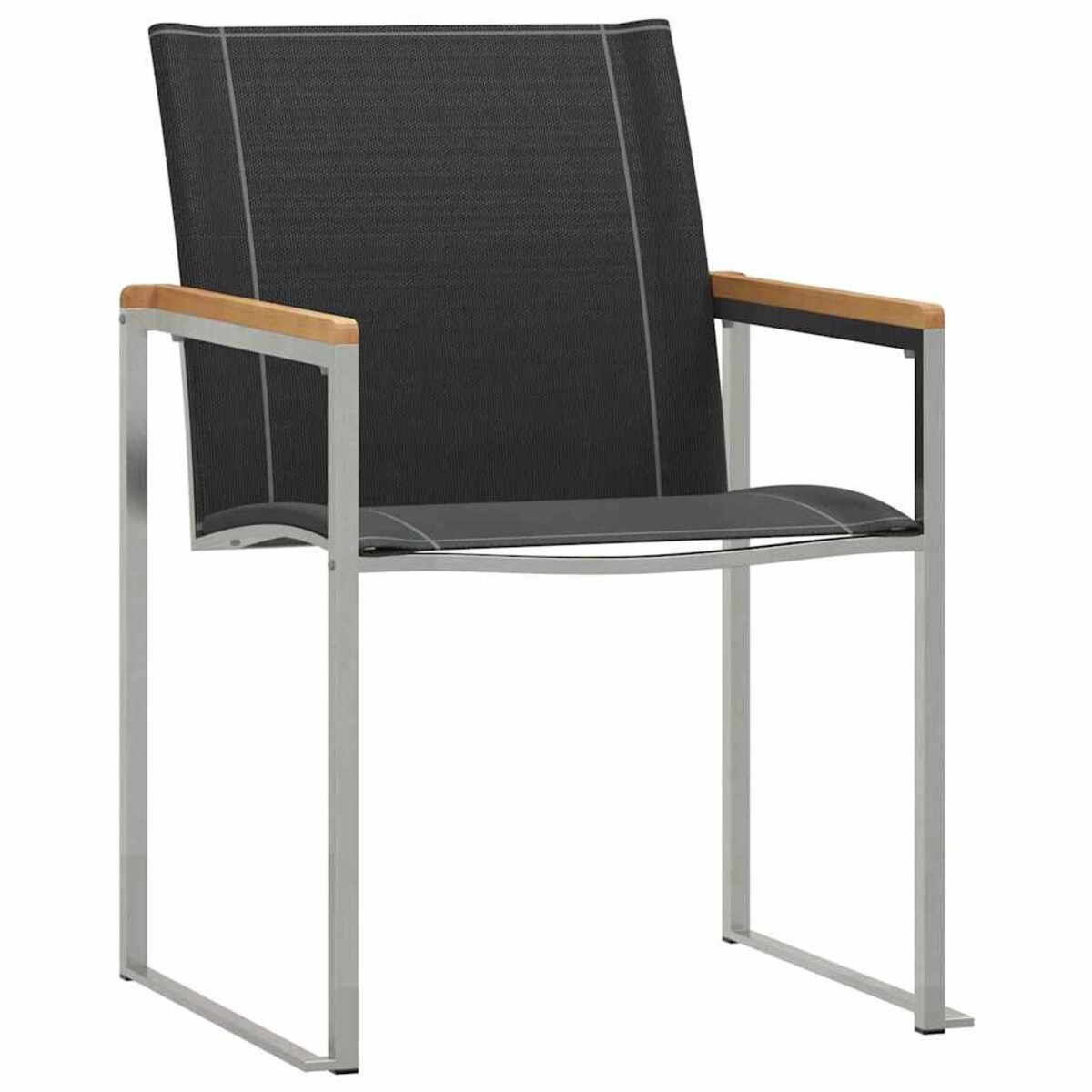 vidaXL Zestawdojedzeniawogrodzie 7 pcs DrewnoTekowe