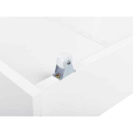 Zestaw 2 szuflad pod łóżko Drewno sosnowe CRONAT Biały