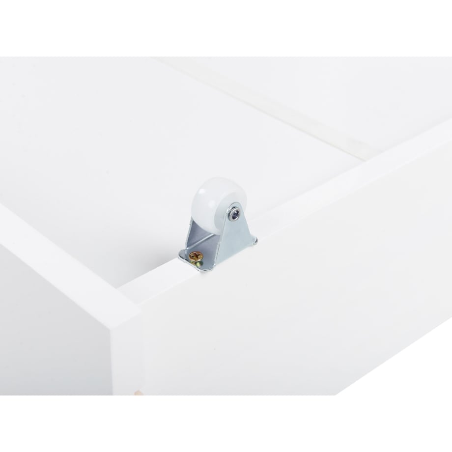 Zestaw 2 szuflad pod łóżko Drewno sosnowe CRONAT Biały