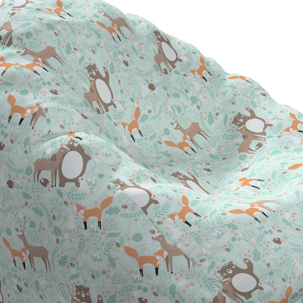 Worek do siedzenia Bowli, zielony, Ø80 x 115 cm, Magic Collection