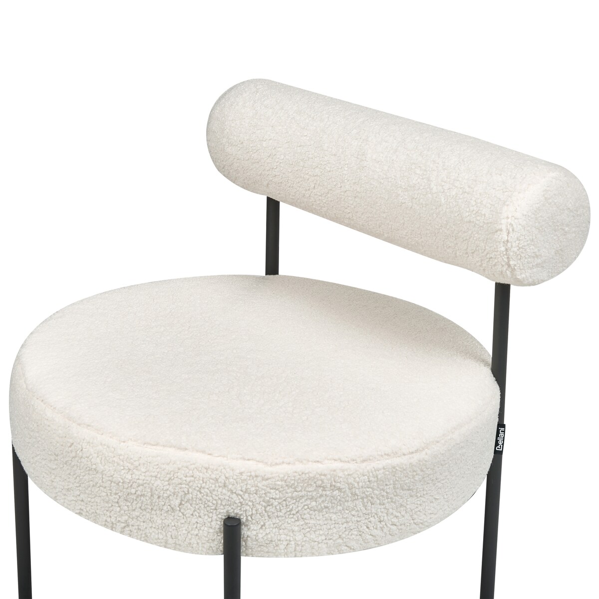 Fotel ALPHA Boucle Biały