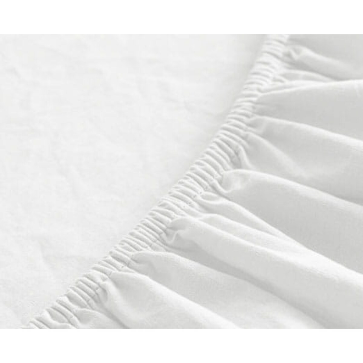 Prześcieradło z gumką JERSEY bawełna czesana 90x200 POLSKIE GRUBE BIAŁE WYSOKI MATERAC 25 CM