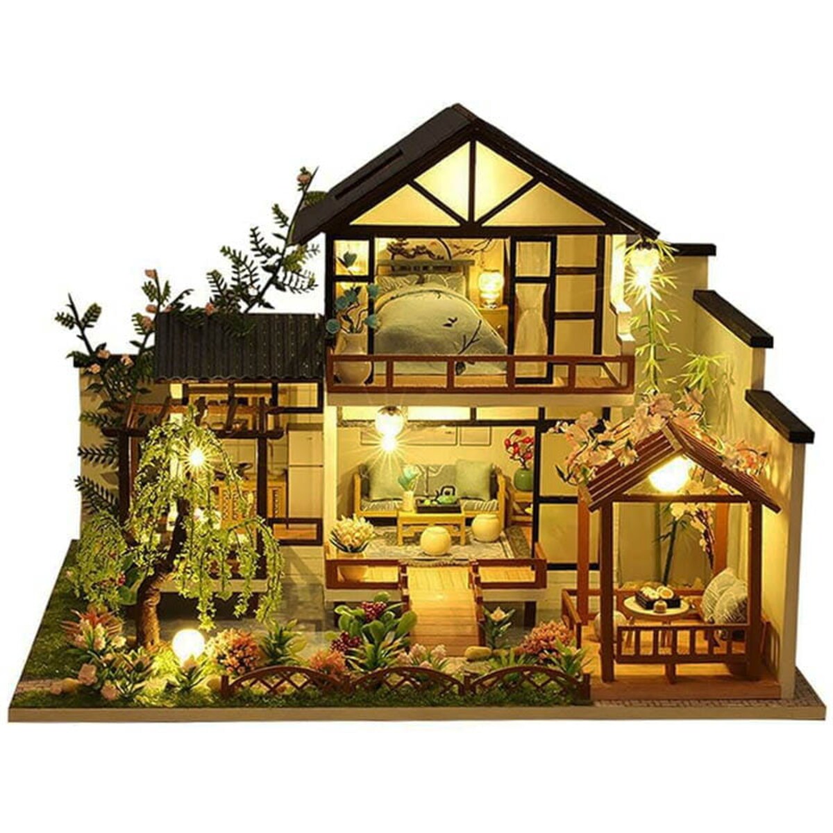 Miniaturowy domek - Przystań szeptów strumyka