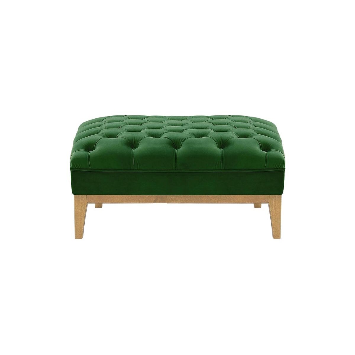 Pufa Chesterfield Modern Wood-Velluto 10