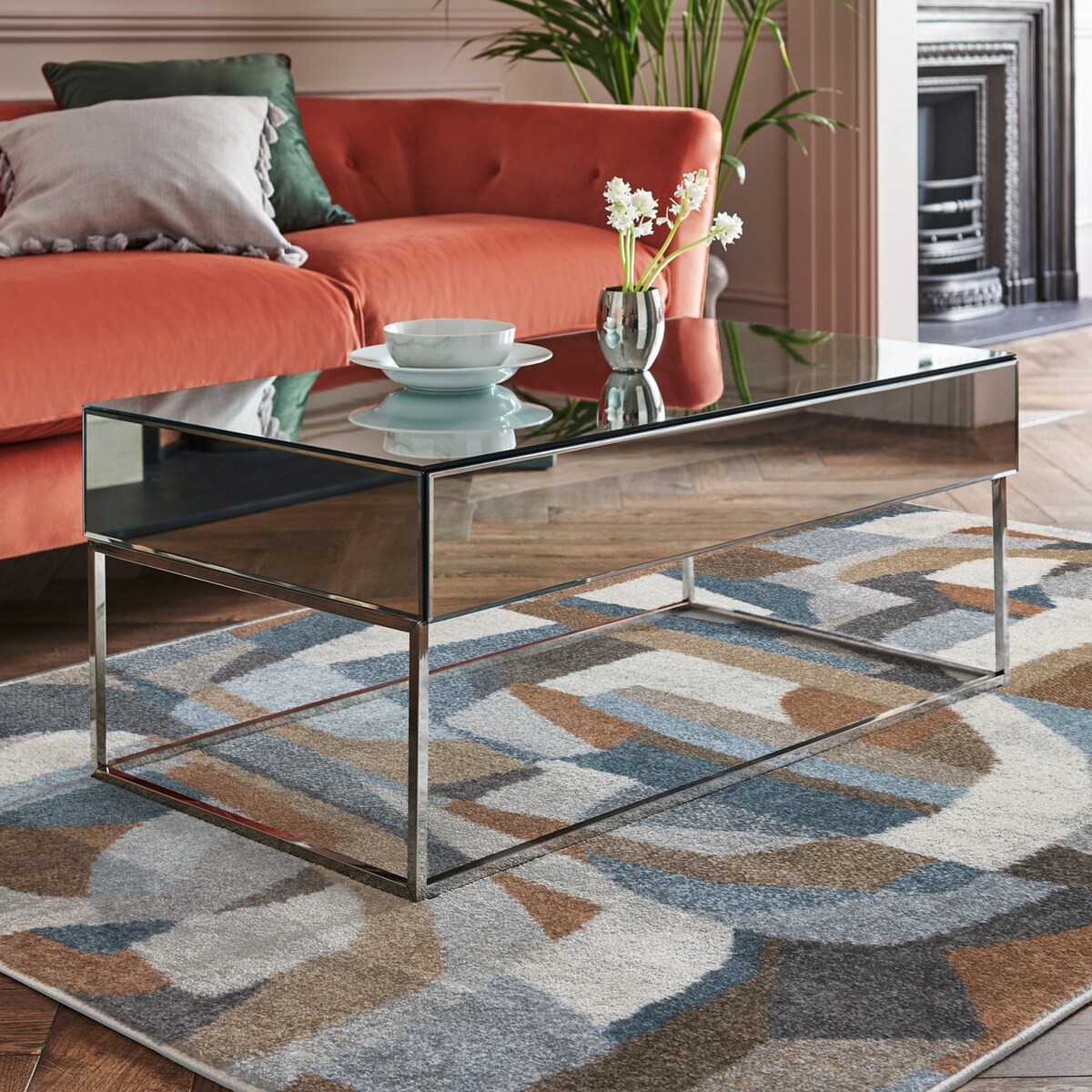 Dywan Lunera 120x170 cm Art Deco Wielokolorowy