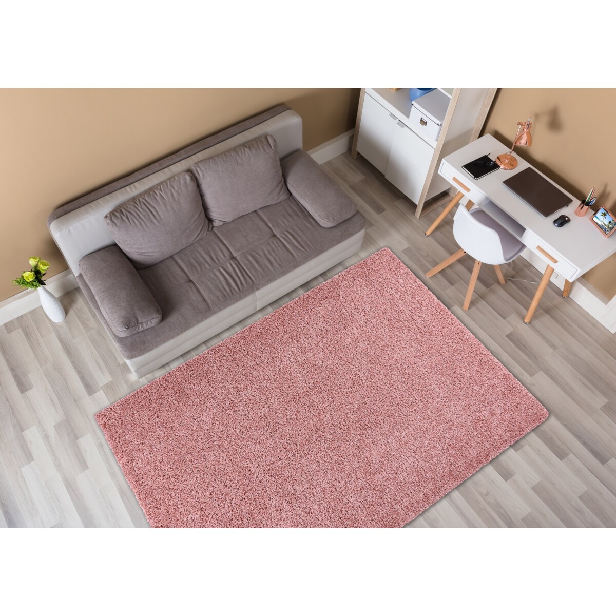 Dywan SOFFI shaggy 5cm różowy 60x100 cm