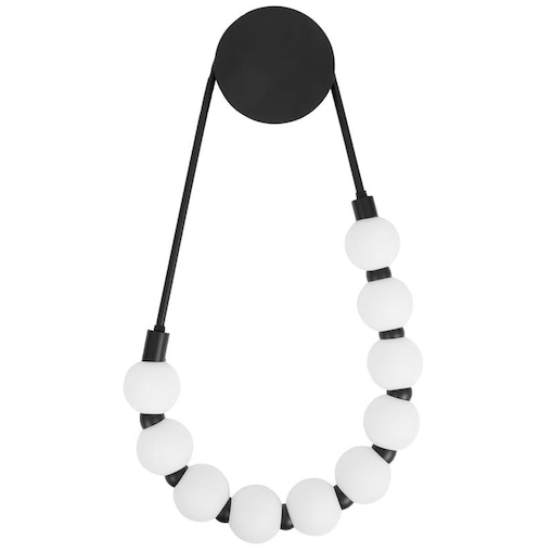 Kinkiet App1661-W Czarny, Metal