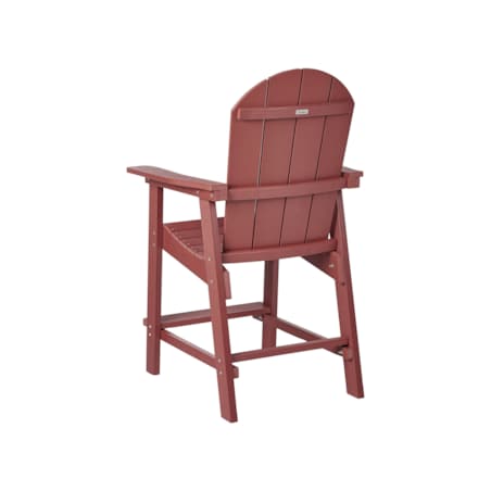 Zestaw mebli balkonowych Materiał syntetyczny Czerwony ADIRONDACK