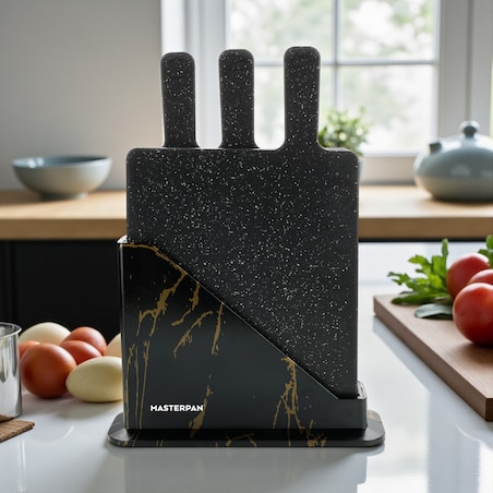 Zestaw desek do krojenia 4-ele warzyw deski kuchenne komplet MASTERPAN